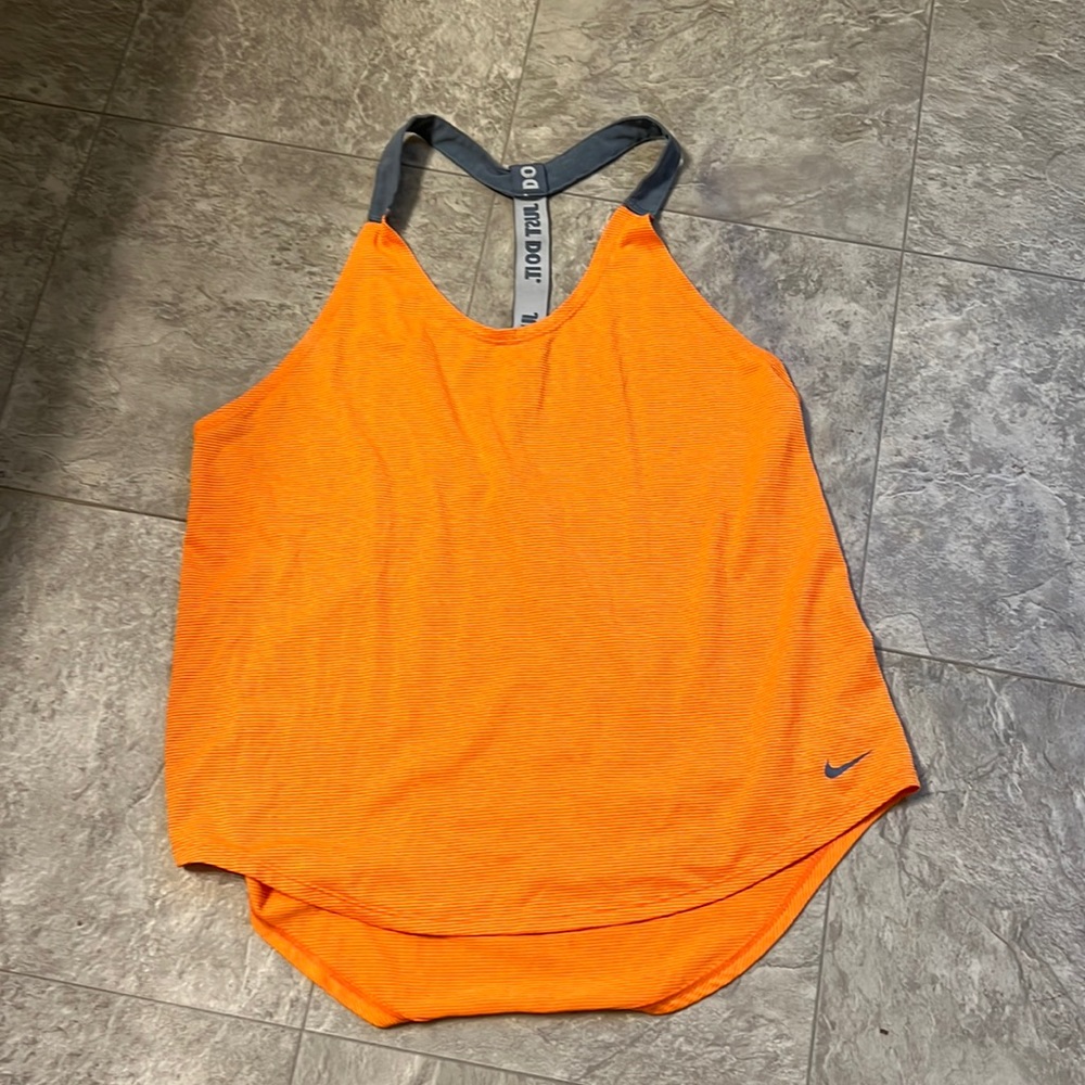 Orange tank top